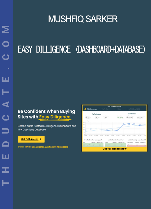 Mushfiq Sarker - Easy Dilligence (Dashboard+Database)