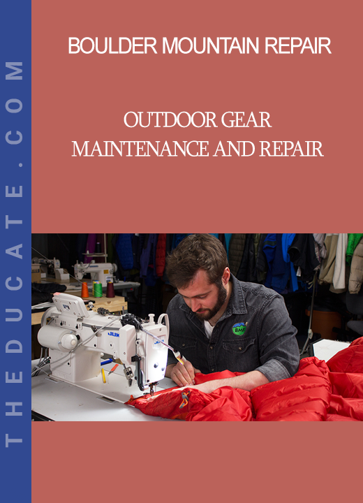 Boulder Mountain Repair - Outdoor Gear Maintenance and Repair