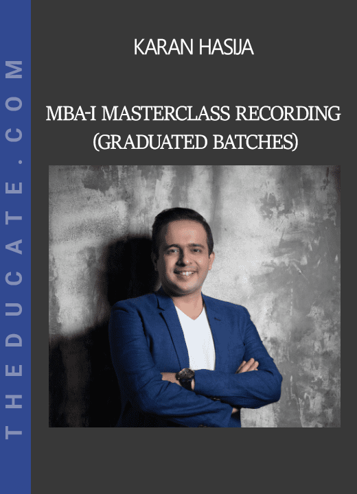 Rajiv Talreja - MBA-I MASTERCLASS RECORDING (Graduated Batches)