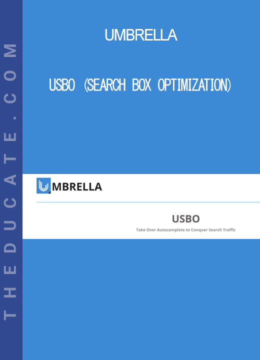 Umbrella - uSBO (Search Box Optimization)