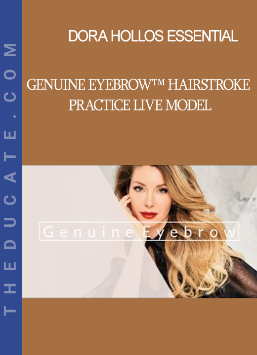 Dora Hollos Essential - Genuine Eyebrow™ Hairstroke Practice Live Model